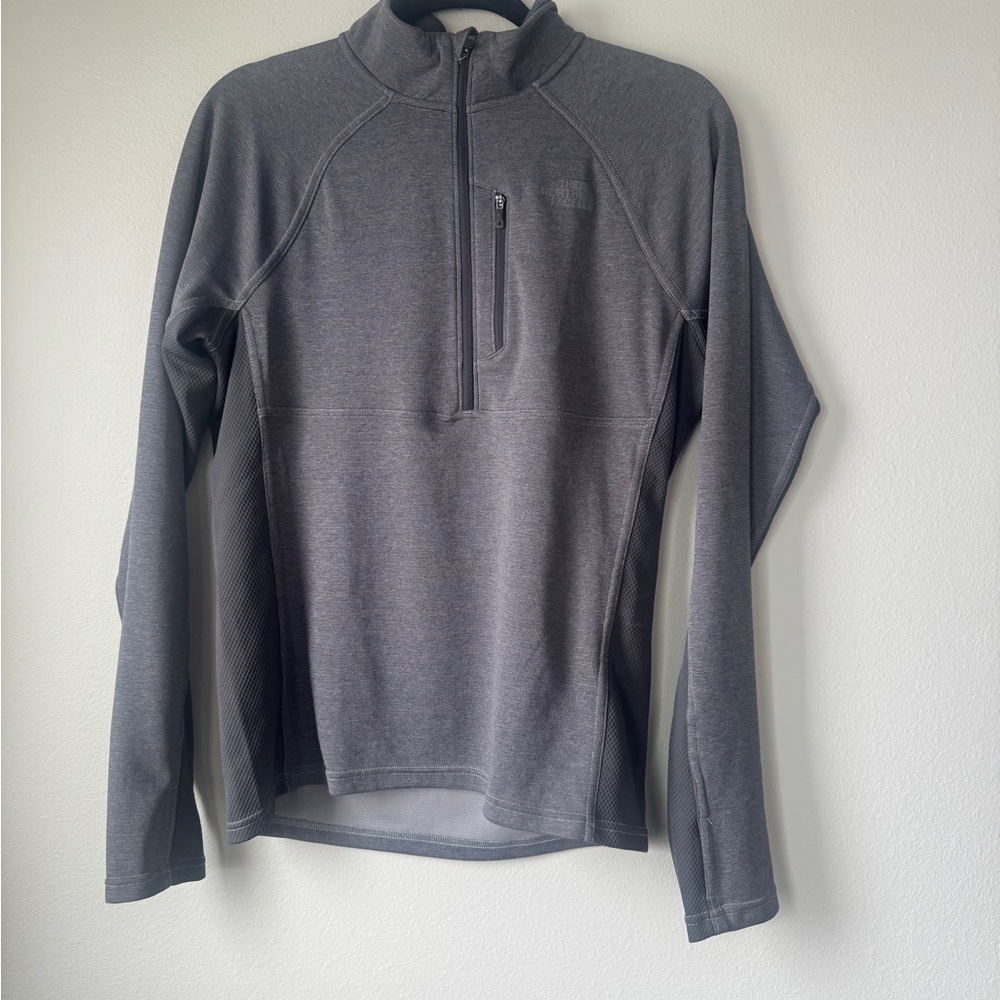 The North Face Gray Quarter-Zip Pullover
